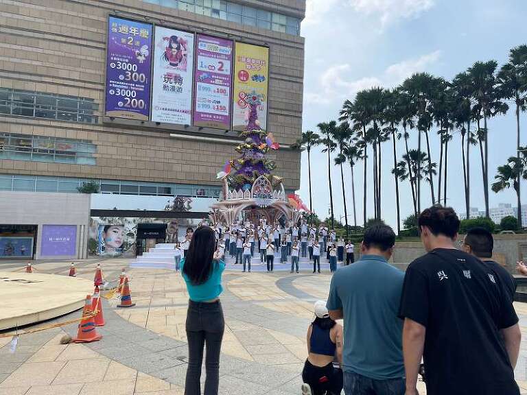 空拍攝影∣夢時代聖誕夜主園空拍IMG_1815